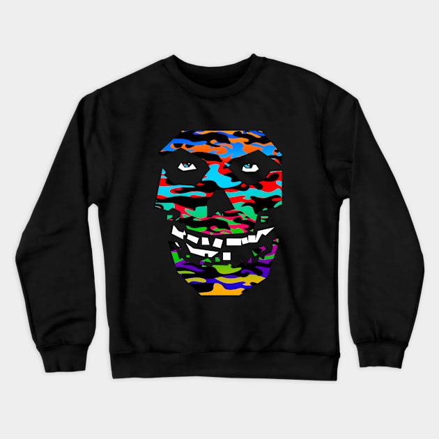 crimson ghost super camo Crewneck Sweatshirt by BAJAJU